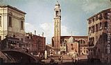 Canaletto View of Campo Santi Apostoli painting